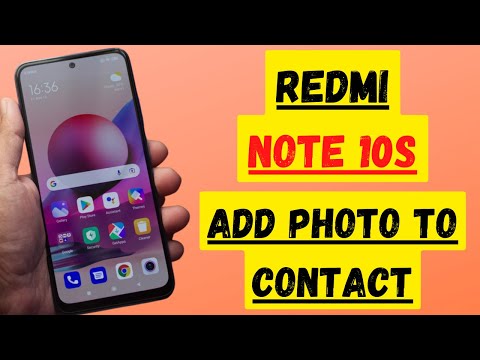 How to Add Photo to Contact in Redmi Note 10s || Easy Method