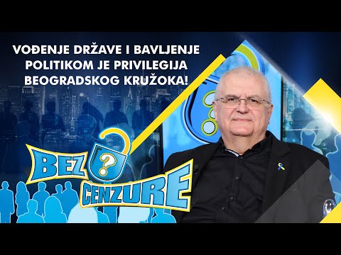Nenad Čanak - Vođenje države i bavljenje politikom je privilegija beogradskog kružoka!