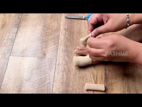 Closed Fabric Gel Toe Protection Sleeves video thumbnail