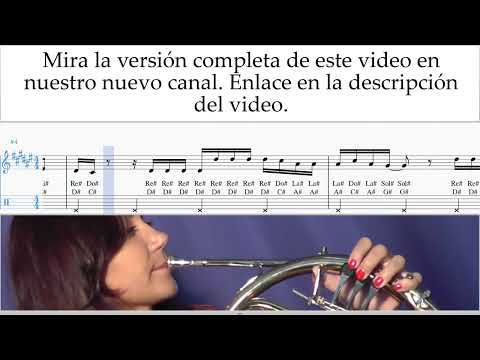 Como Tocar Trompa Shakira - Acróstico Tablatura um-a-n927 vistas previas