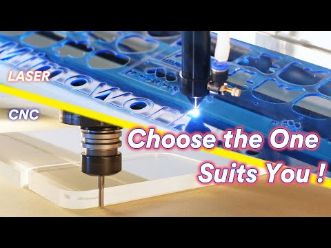 Acrylic Cutting & Engraving: Buy CNC Router or Laser Cutter?