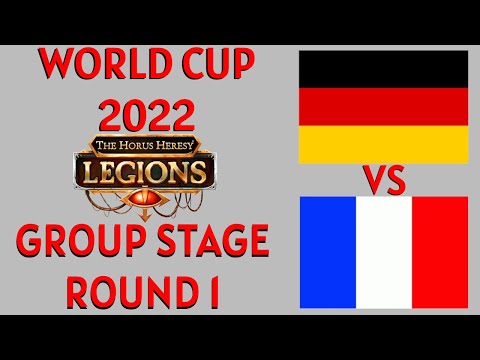 THE HORUS HERESY: LEGIONS WORLD CUP 2022 - Group Stage Round 1: Germany vs France
