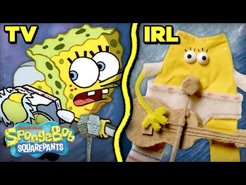 Ripped Pants IRL + MORE Music Videos! 🎵 | Squidward's Tiki Land, Jellyfishing Song