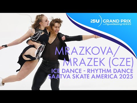 Katerina MRAZKOVA / Daniel MRAZEK | Ice Dance Rhythm Dance | Saatva Skate America 2025 | #GPFigure