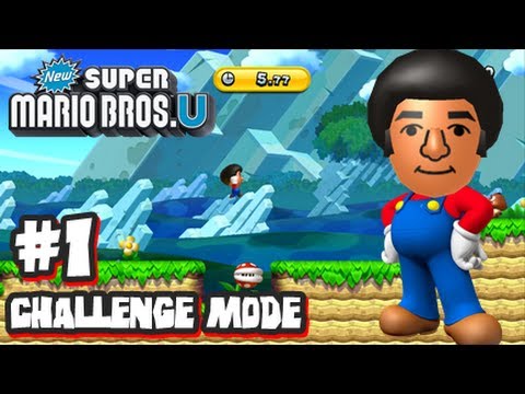 New Super Mario Bros U Wii U - Challenge Mode #1