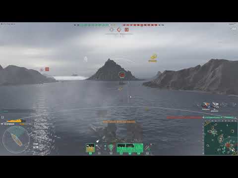 World of Warships Kitakaze suicide attack