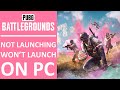 Fix PUBG BATTLEGROUNDS Not Launching/Won't Launch on PC (2024) | Fix PUBG Not Starting on PC (2024)