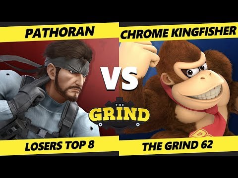Smash Ultimate Tournament - Pathoran (Snake) Vs. Chrome Kingfisher (DK) - The Grind 62 SSBU L Top 8