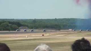 preview picture of video 'Patrouille de France - Meeting Ochey 2014 - Part 1'