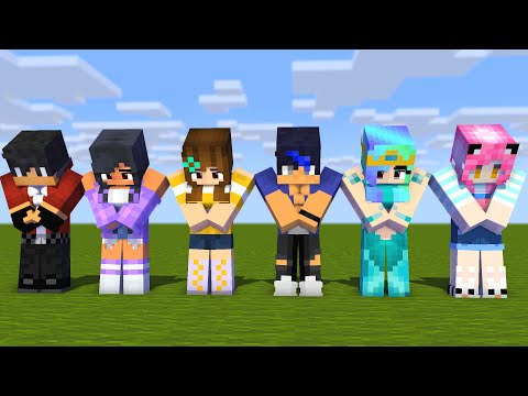 MONSTER SCHOOL :ALAN WALKER DANCE MEME, AARON, APHMAU, EIN, MEU SAN, MERMAID - MINECRAFT ANIMATION