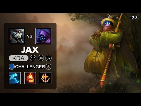 Jax vs Rengar Top - EUW Challenger - Patch 12.8 Season 12