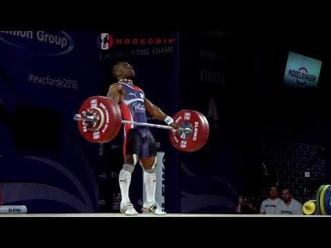 Bernardin Kingue Matam (69) - 137kg & 140kg Snatches @ 2016 European Championships