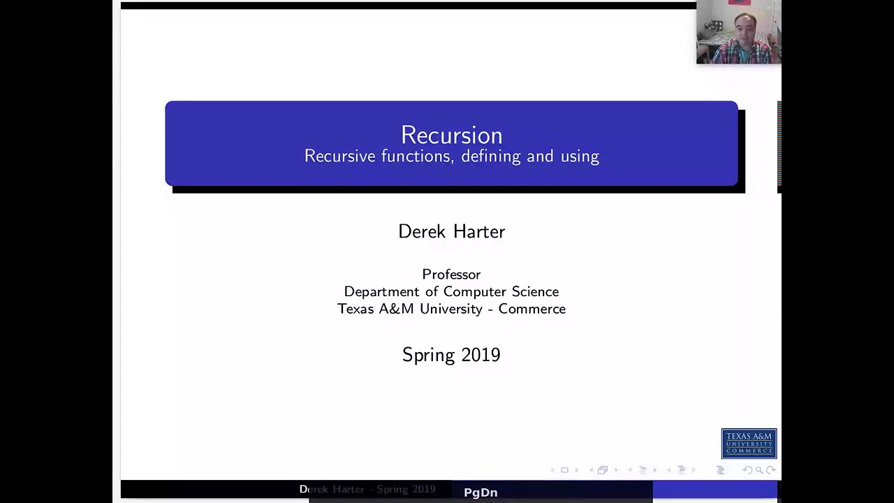COSC 2336 Data Structures and Algorithms : Recursion