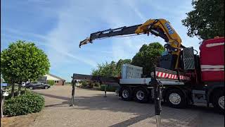 شاحنة مسطحة Scania R490 EFFER 175TM.FLYJIB/WINCH!!44METER LONGARM!!EURO6!!49M!! | صورة 4 - Autoline
