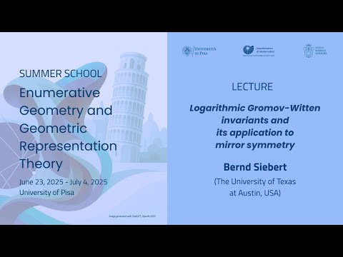 Bernd Siebert: Logarithmic Gromov-Witten invariants and its application to mirror symmetry (pt. 1)