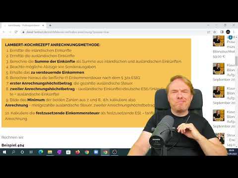 Klausurtipp 5 Bilanzbuchhalter - Gerüchteküche - Anrechnungsmethode, Internationales Steuerrecht