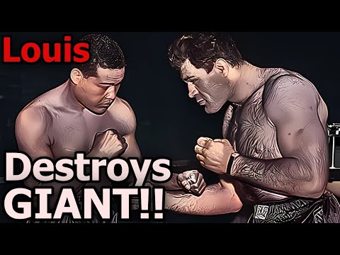 When Joe Louis Fought A GIANT!!