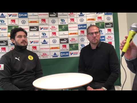 Presskonferens IK Frej Täby - Halmstads BK