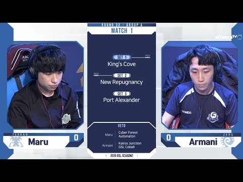 [2019 GSL S2] Ro.32 Group A Match1 Maru vs Armani