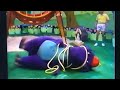 Barney Falls Off Jump Rope Bear
