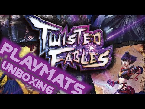 Twisted Fables: Playmats Unboxing [KICKSTARTER/GAMEFOUND]
