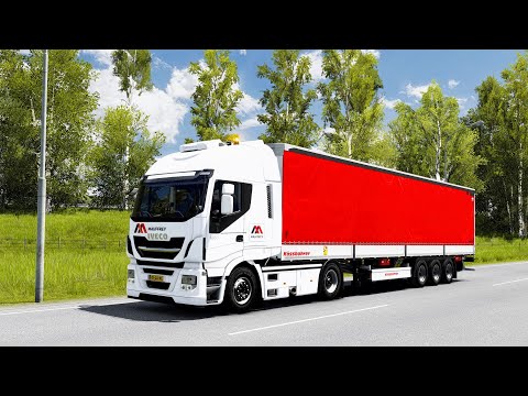 Realistic Driving Iveco Hi-Way 500 Euro Truck Simulator 2 POV Drive 4K ETS2 1.50 w/WheelCam