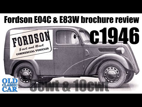 Thumbnail for Classic British vans - Fordson 5cwt & 10cwt (E04C & E83W) van brochure by Fordson E83W, Car, Vehicle, Van