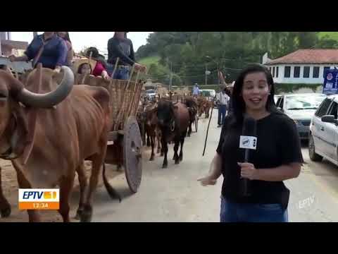 EPTV DE DESFILE DE CARRO DE BOI EM IPUIUNA MG 2026 