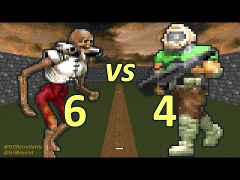 6 Revenants vs 4 Doomguys - Doom II Co-op Simulation - Doom Retro Battles