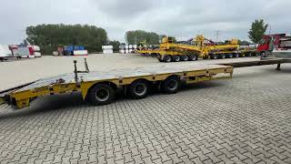 Broshuis E-2190/27 / 3-axle lowloader / 6,4m extendable / hydraulic ramps low bed semi-trailer | Image 4 - Autoline