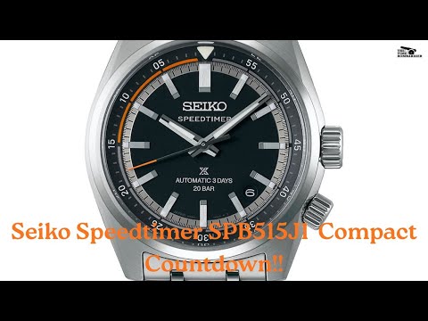 Seiko Speedtimer SPB515J1 Compact Countdown Review!!