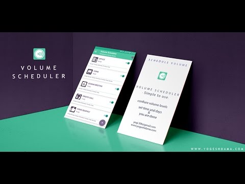 Volume Scheduler - Auto Silent Video