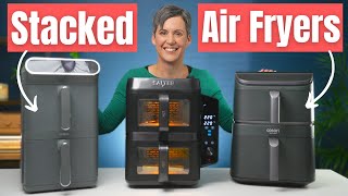 Best Compact Family Air Fryer? Salter VertiCook vs Cosori TurboTower vs Tower Vortx XL