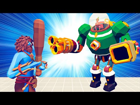 🔥JOLLY BOT 🗡 vs 👹 CLUBBER ARMY - Totally Accurate Battle Simulator TABS