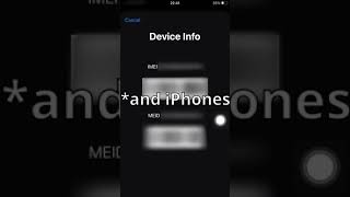 How to find your IMEI/MEID number on Android/iOS