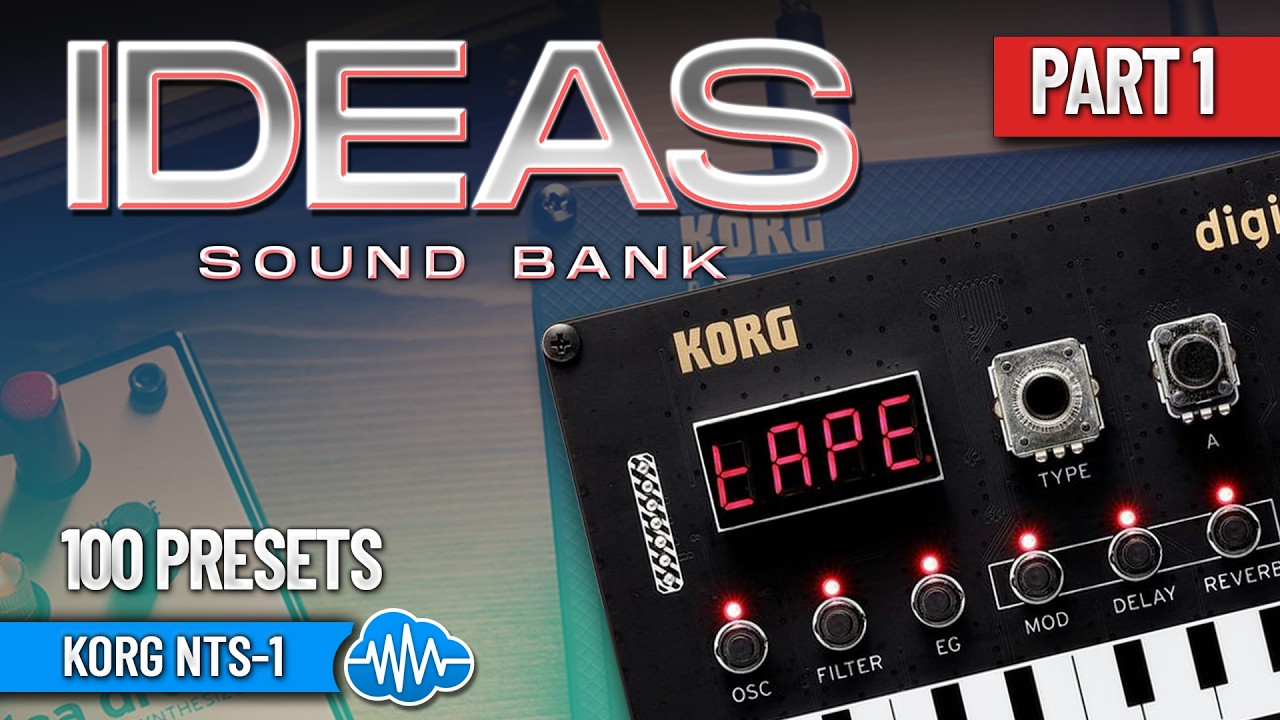 TPL014 - Ideas - Korg NTS-1 ( 200 presets ) - Video Preview 1