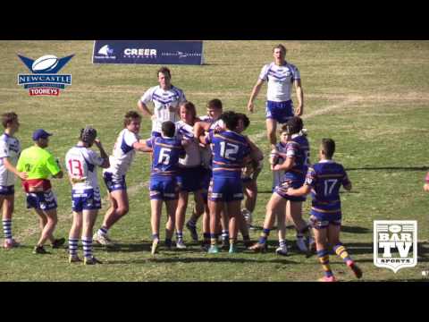 2017 Newcastle RL Round 10 U19's - Lakes United Seagulls v Central Butcher Boys