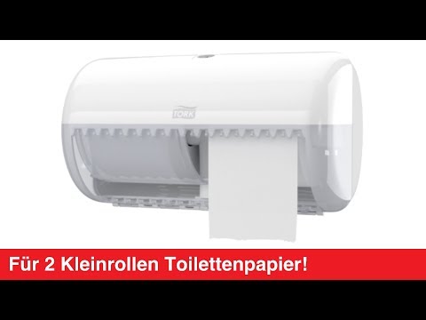Artikelvideo 1 für TORK Toilettenpapierspender Elevation T4 557008 schwarz Kunststoff, Artikelnummer 260109