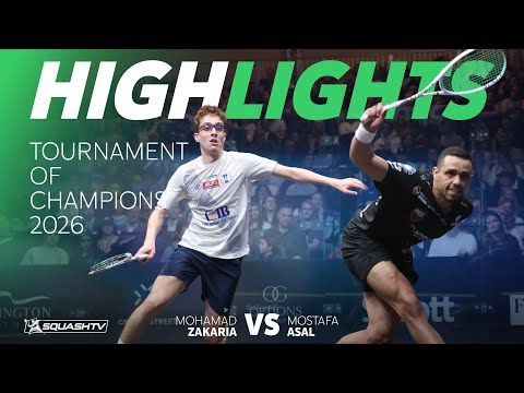 🇪🇬 Asal v Zakaria 🇪🇬 | Tournament of Champions 2026 | ROUND 2 HIGHLIGHTS