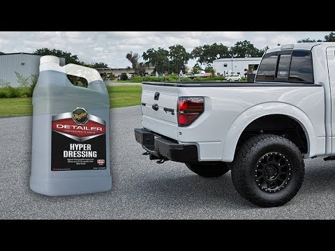 Using Meguiars D170 Hyper Dressing on Raptor Bed Liner