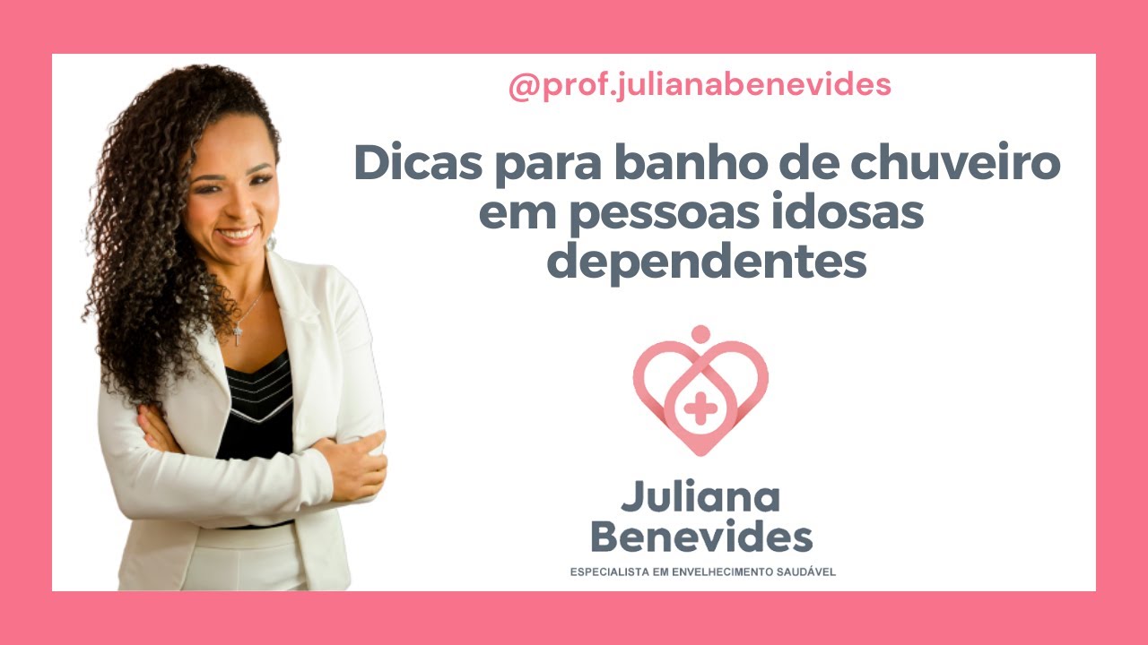 Dicas para banho de chuveiro em idosos dependentes
