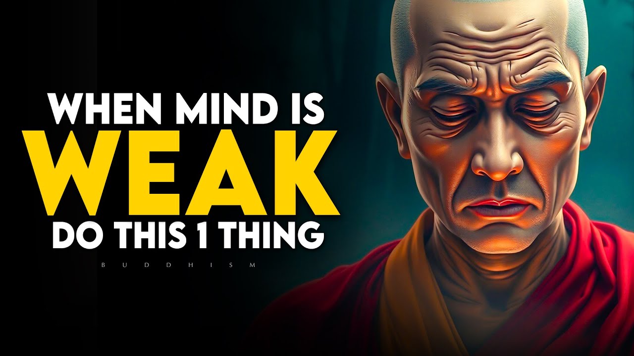 When Your Mind is Weak, This Simple Trick Will Change Everything | Buddhism