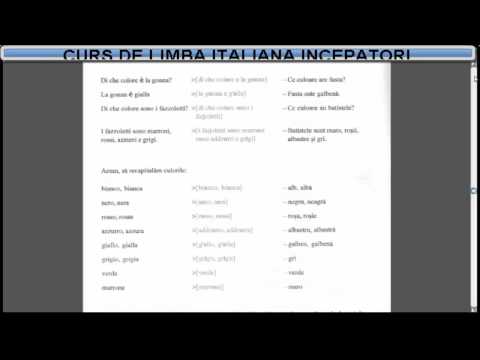 Learn Italian Online Beginners Course (topic+dictionary) - Lesson 5