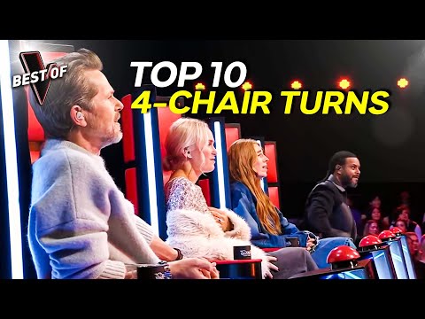 The Absolute BEST 4-Chair Turns Ever on The Voice Norway!