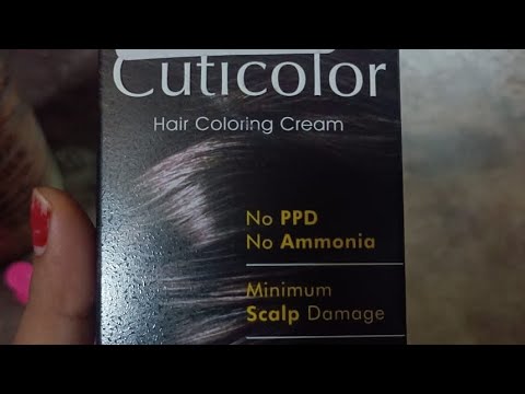 Hair coloring cream