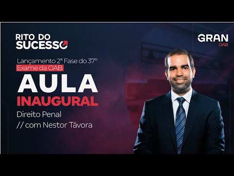 Lançamento 2ª Fase do 37º Exame da OAB: Direito Penal com Nestor Távora
