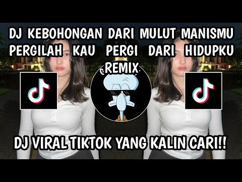 DJ KEBOHONGAN DARI MULUT MANISMU PERGILAH KAU PERGI DARI HIDUPKU REMIX VIRAL TIKTOK TERBARU 2025 !