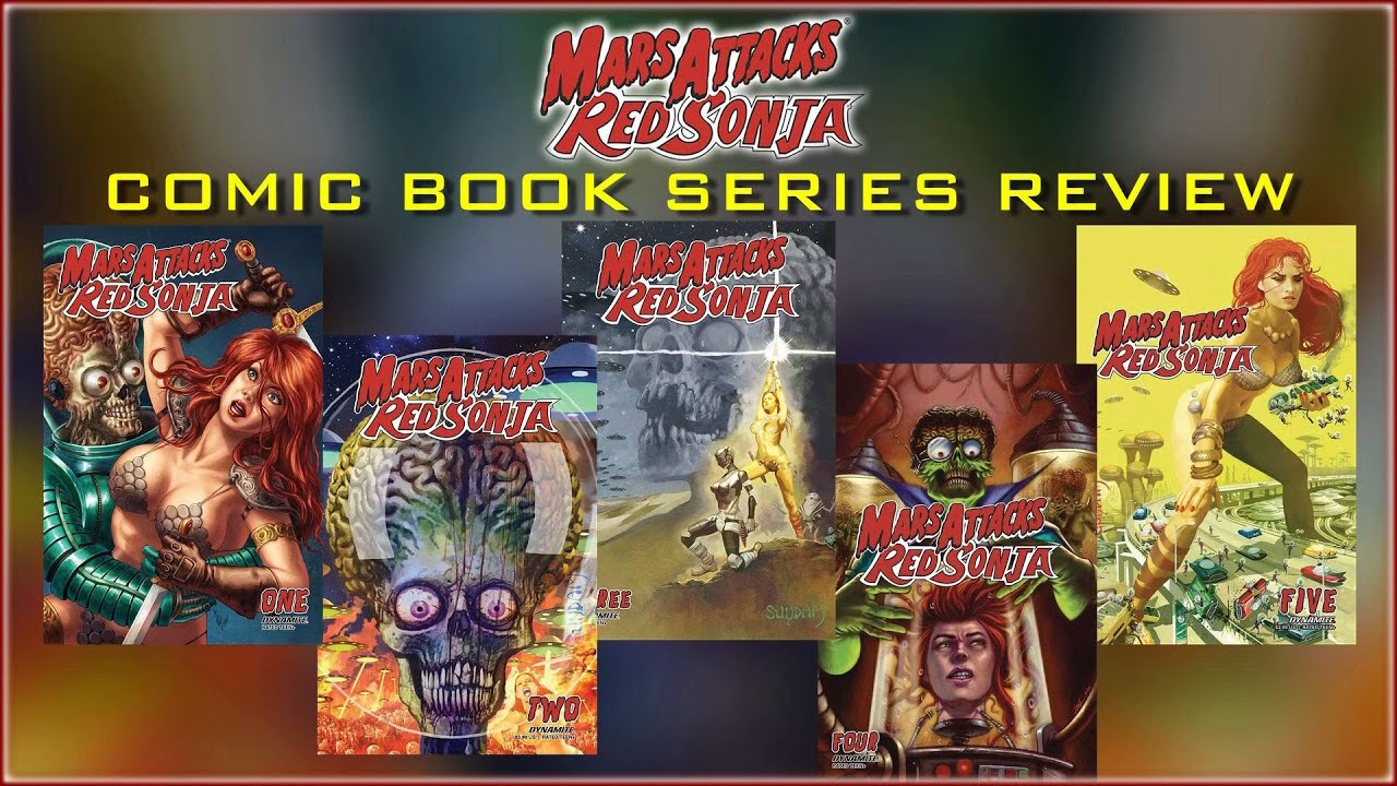 Mars Attacks Red Sonja - Comic Book Series Crossover Review