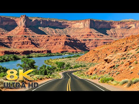 Moab’s Most Jaw-Dropping Scenic Drive Utah Scenic Byway 128 in 8K