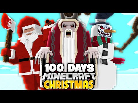 100 Days in Horror Christmas Minecraft - Can I Survive?